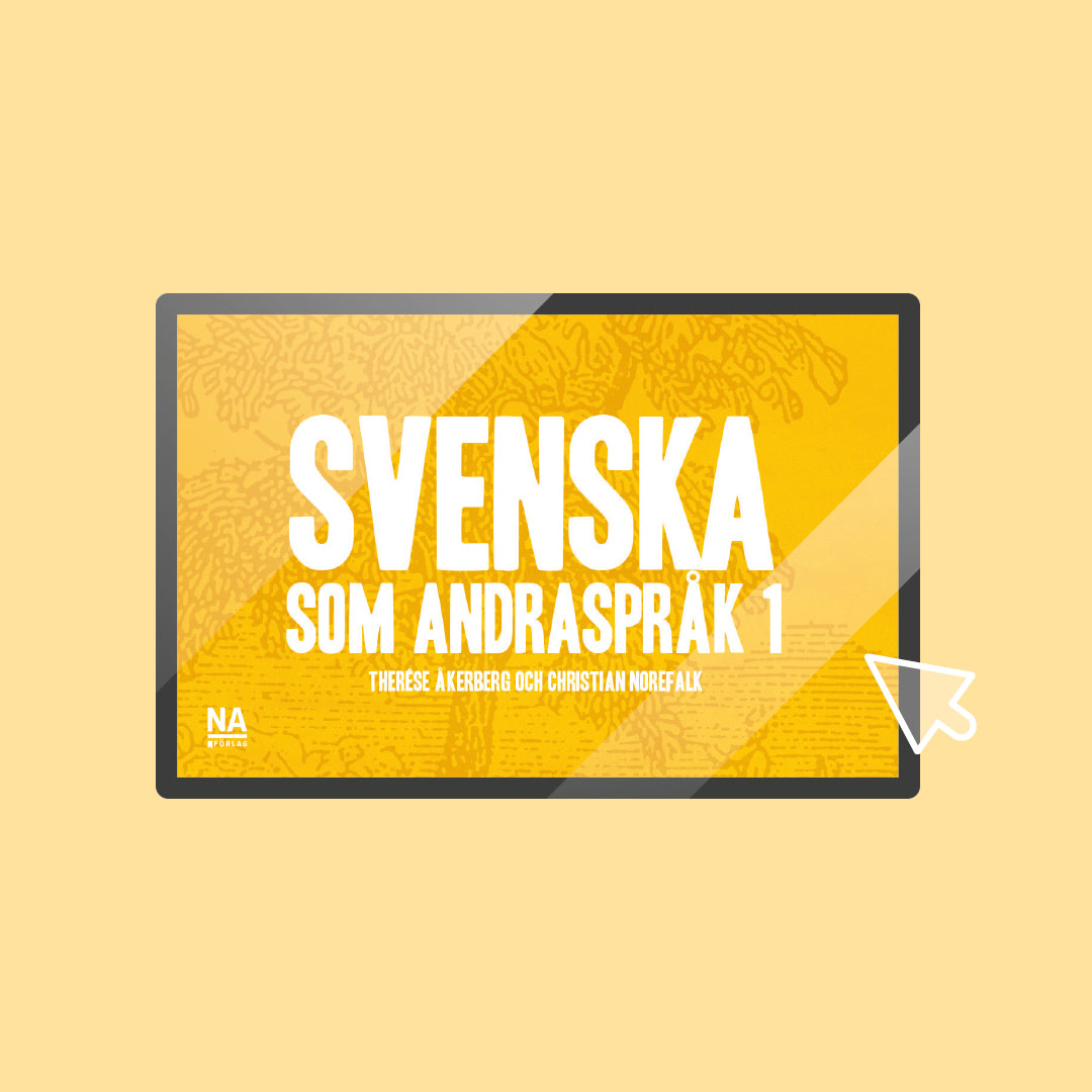 Produktbild på det digitala läromedlet Svenska som andraspråk 1 för gymnasiet