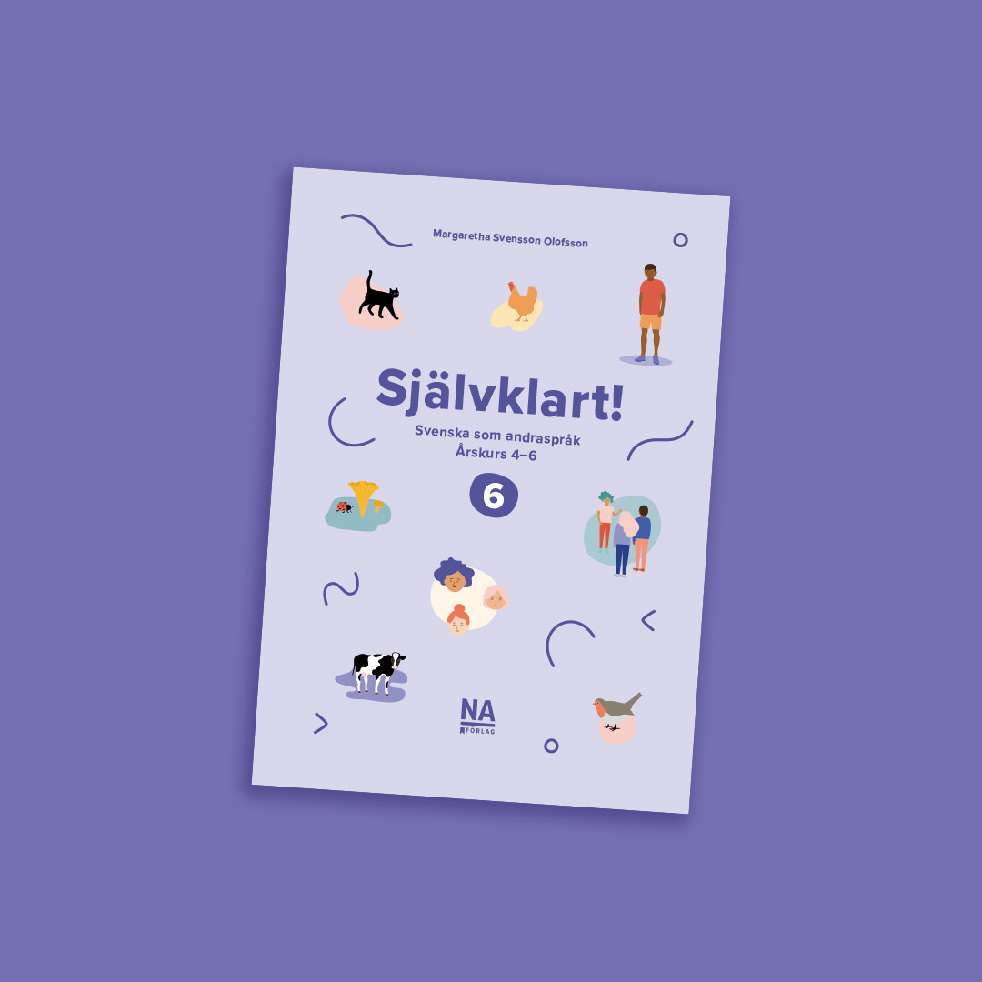 Produktbild på läromedlet Självklart! 6 i ämnet Svenska som andraspråk för årskurs 4-6